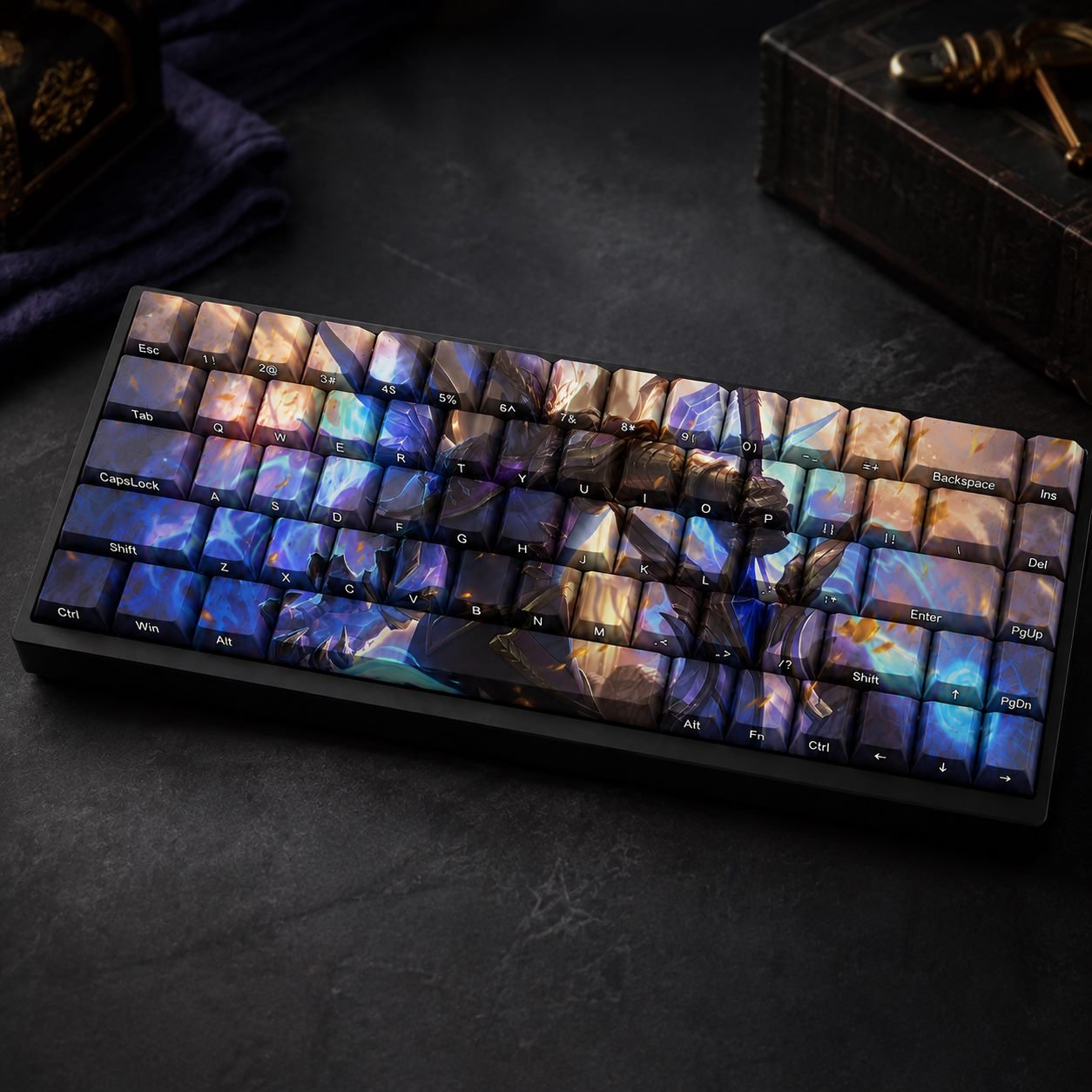 VICTORIOUS AATROX Original Profile 68-Key Side-Printed PBT Keycap Set - Image 2