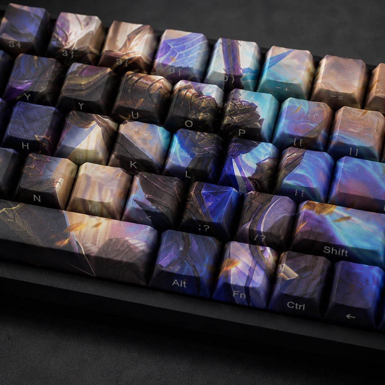 VICTORIOUS AATROX Original Profile 68-Key Side-Printed PBT Keycap Set - Image 4