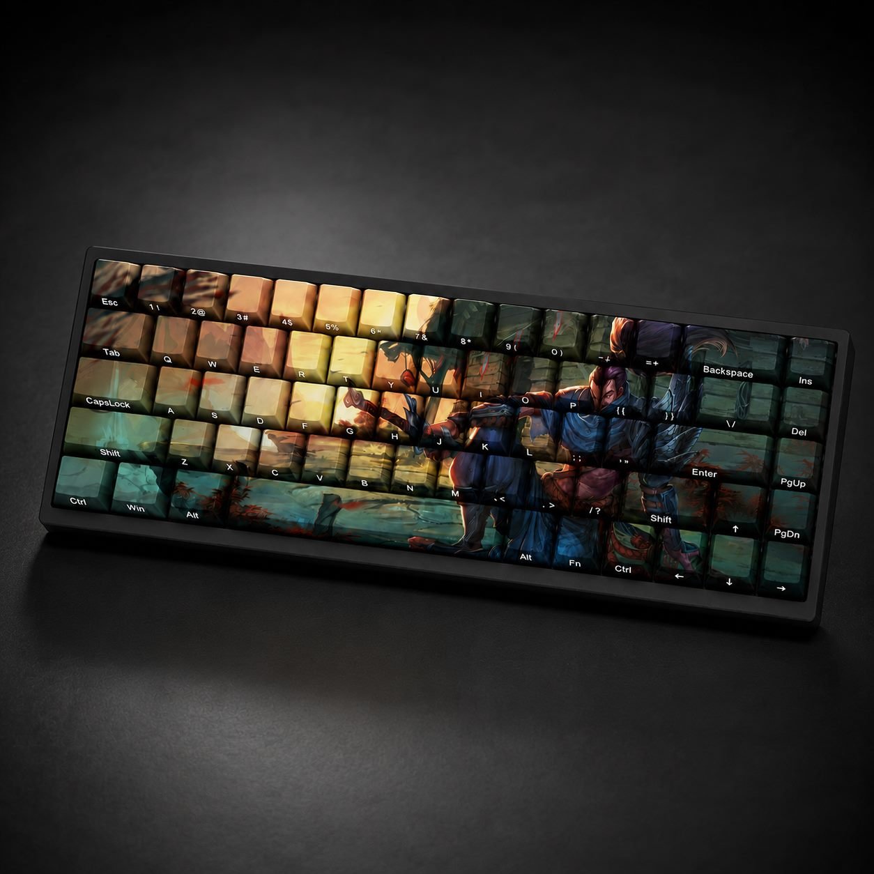 YASUO Original Profile 68-Key Side-Printed PBT Keycap Set - Image 2
