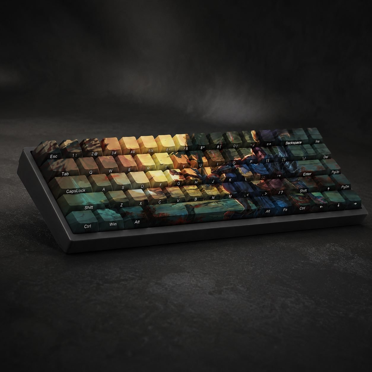 YASUO Original Profile 68-Key Side-Printed PBT Keycap Set - Image 3