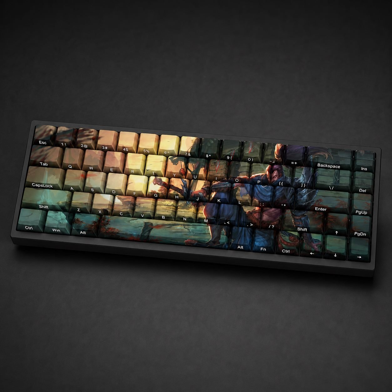 YASUO Original Profile 68-Key Side-Printed PBT Keycap Set - Image 5