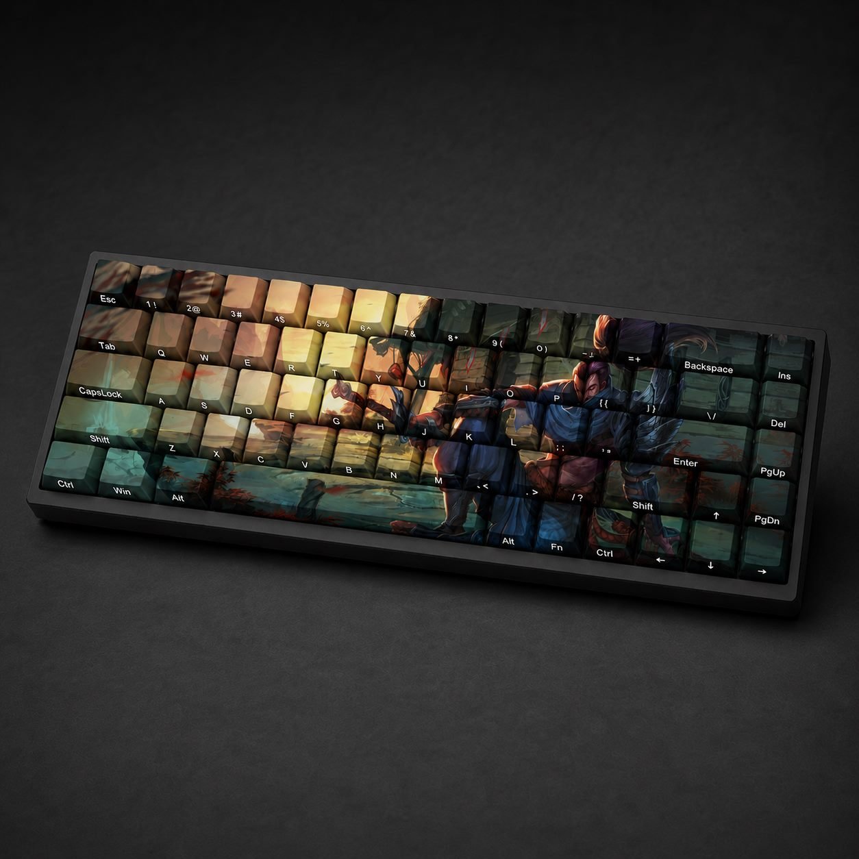 YASUO Original Profile 68-Key Side-Printed PBT Keycap Set - Image 6