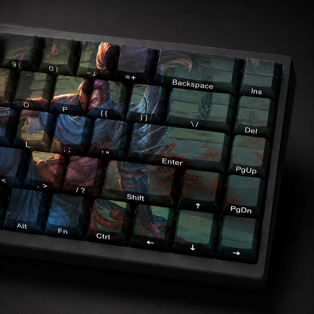 YASUO Original Profile 68-Key Side-Printed PBT Keycap Set - Image 7