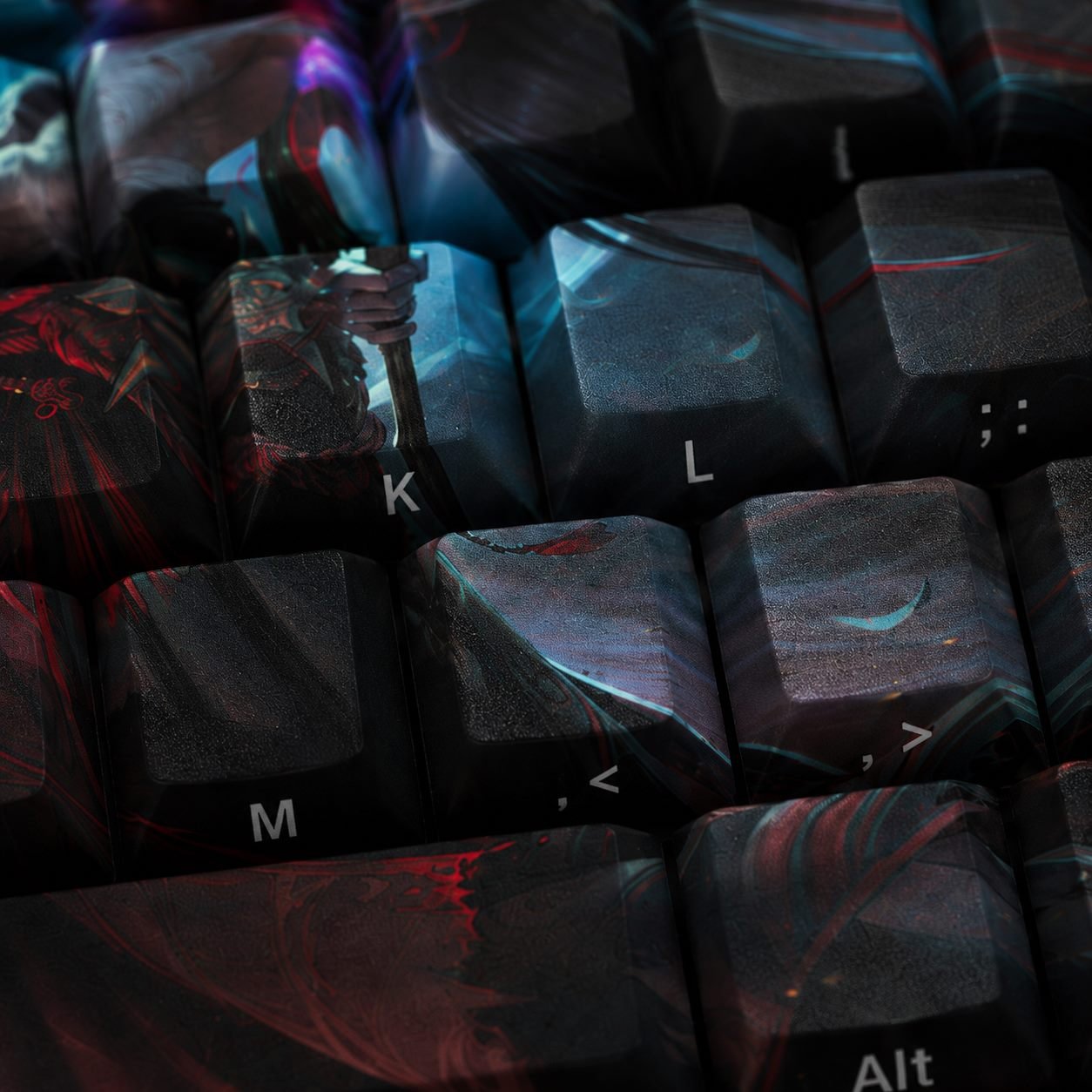 YONE Original Profile 68-Key Side-Printed PBT Keycap Set - Image 4