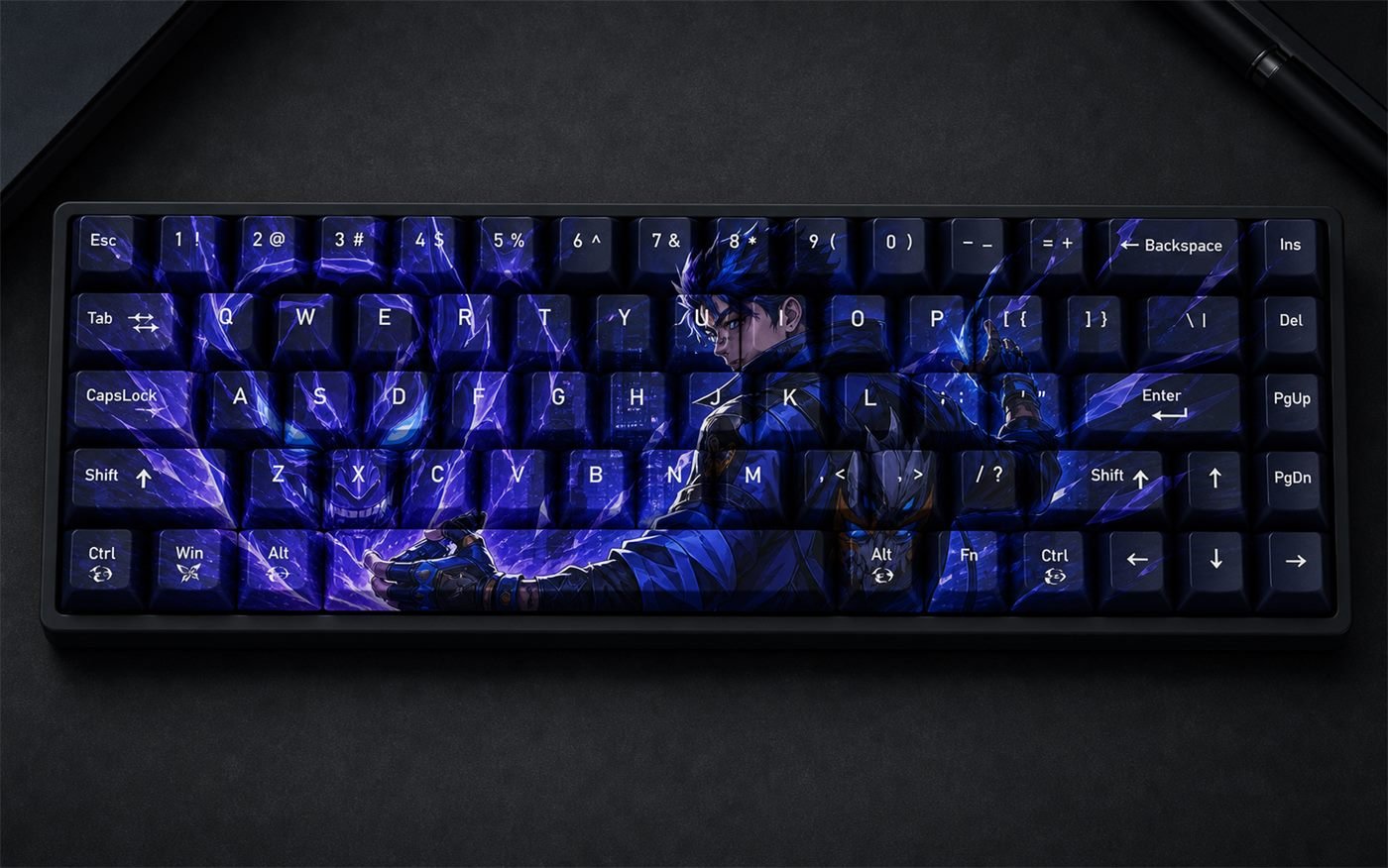 Yoru Original Profile 68-Key Side-Printed PBT Keycap Set - Image 7