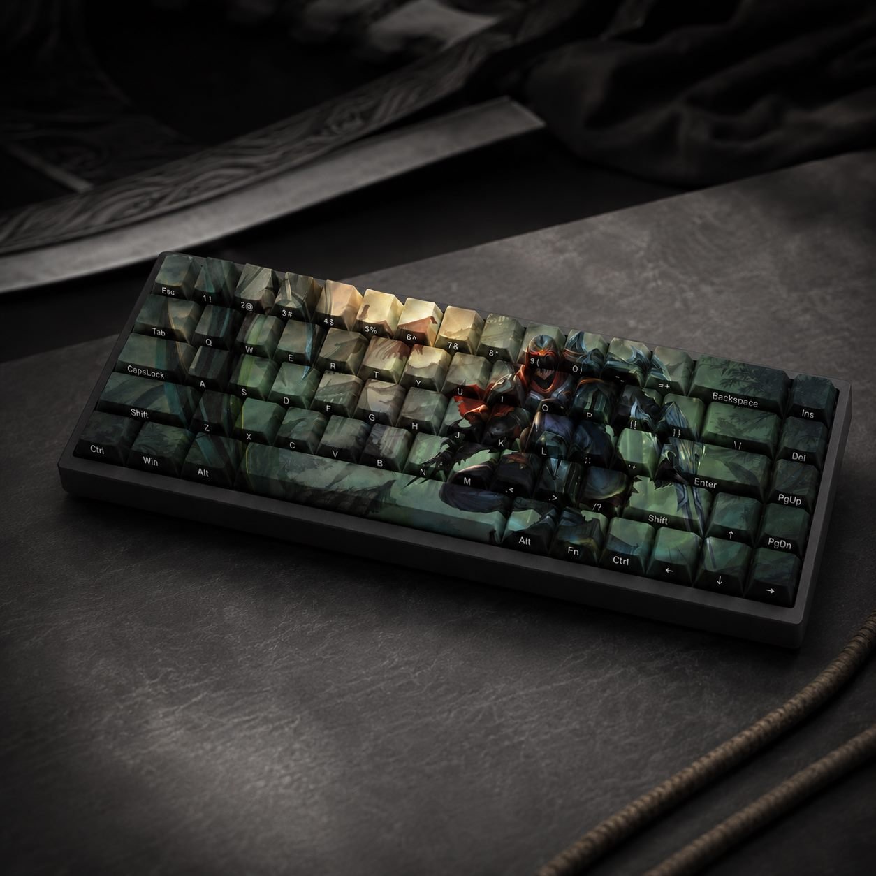 ZED Original Profile 68-Key Side-Printed PBT Keycap Set - Image 3