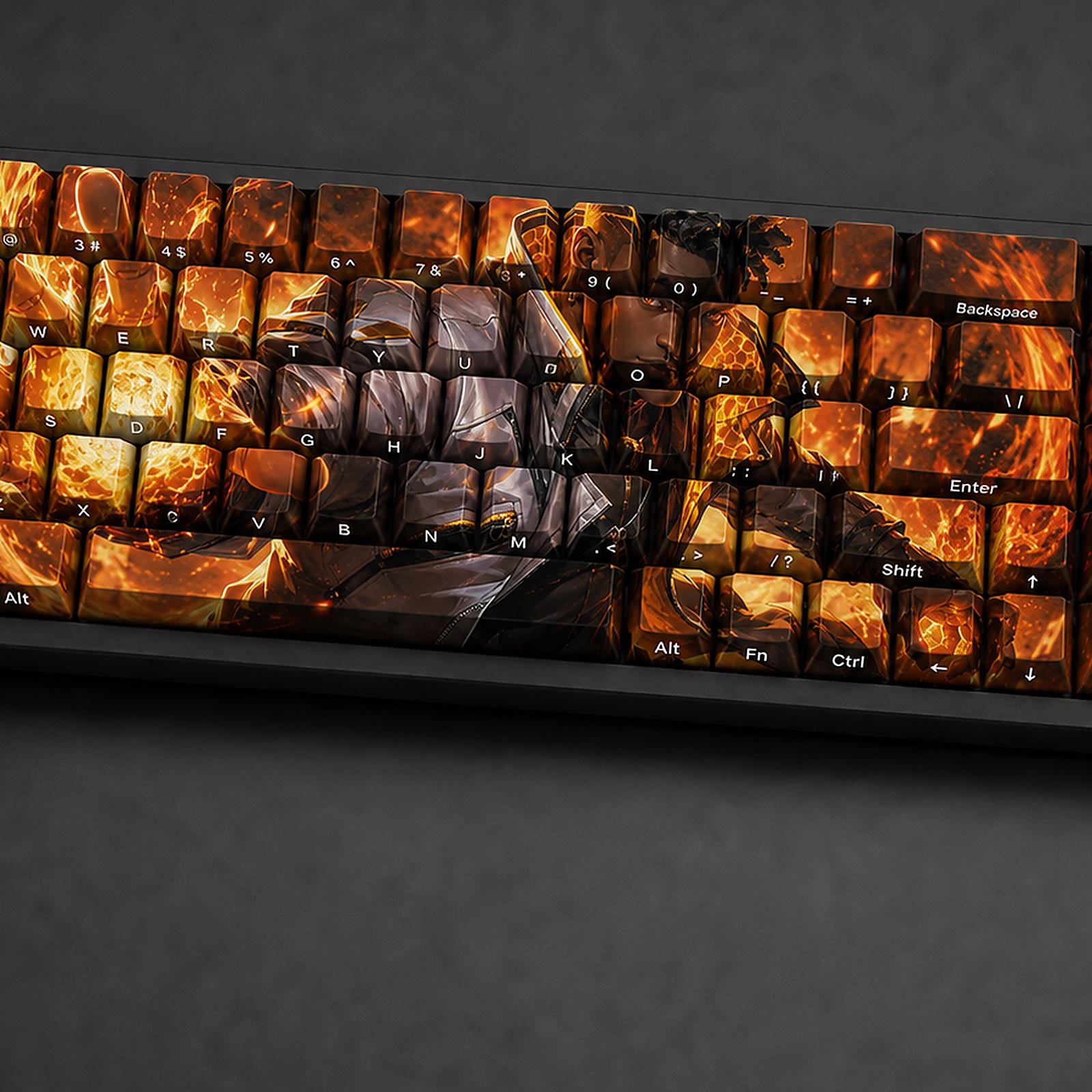 Valorant Phoenix-Inspired 68-key design, product view 4