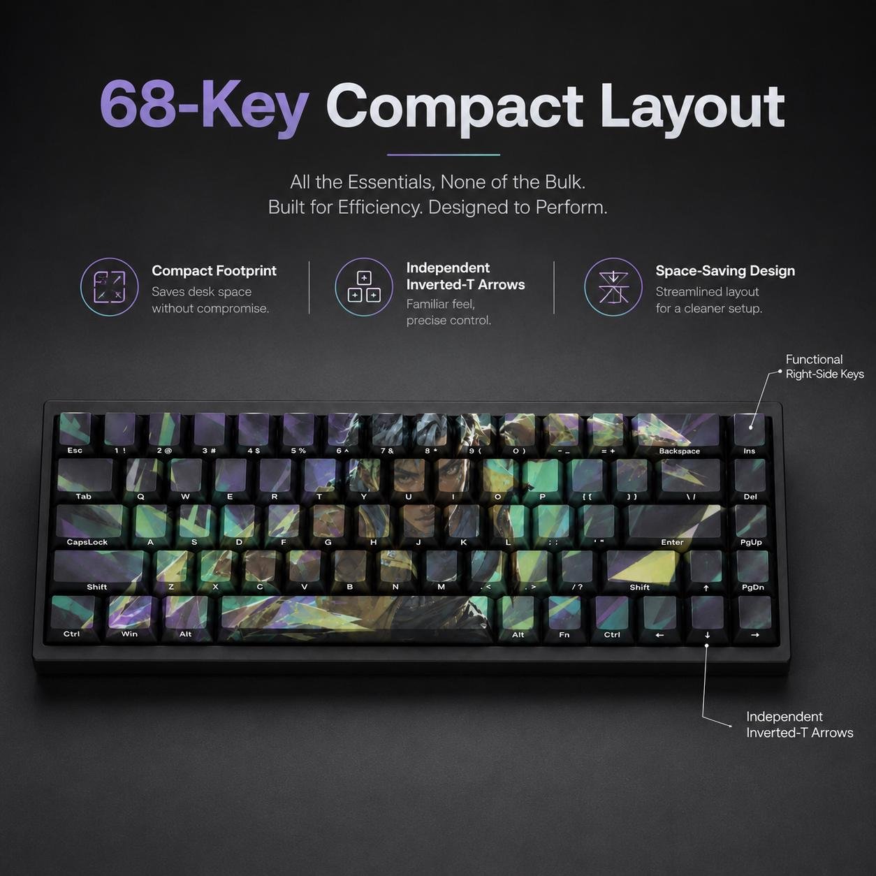 Valorant Waylay 68-key design, product view 9