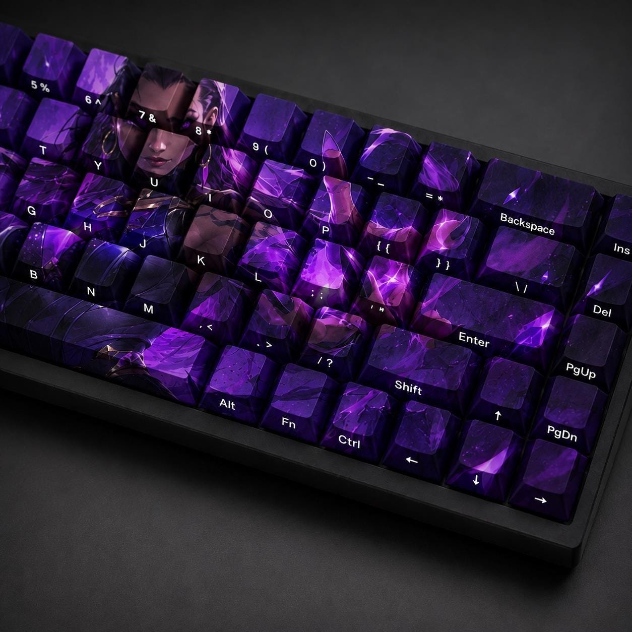 Valorant Reyna Inspired 68-key design, product view 4