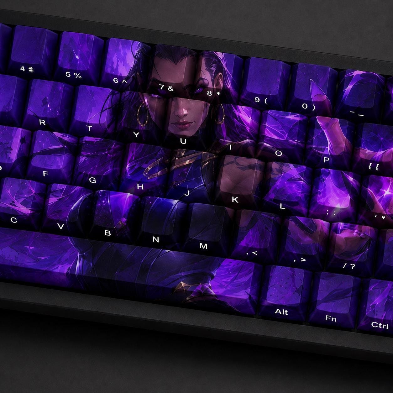 Valorant Reyna Inspired 68-key design, product view 6