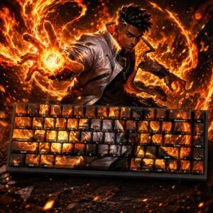 Valorant Phoenix-Inspired 68-key design, product view 1
