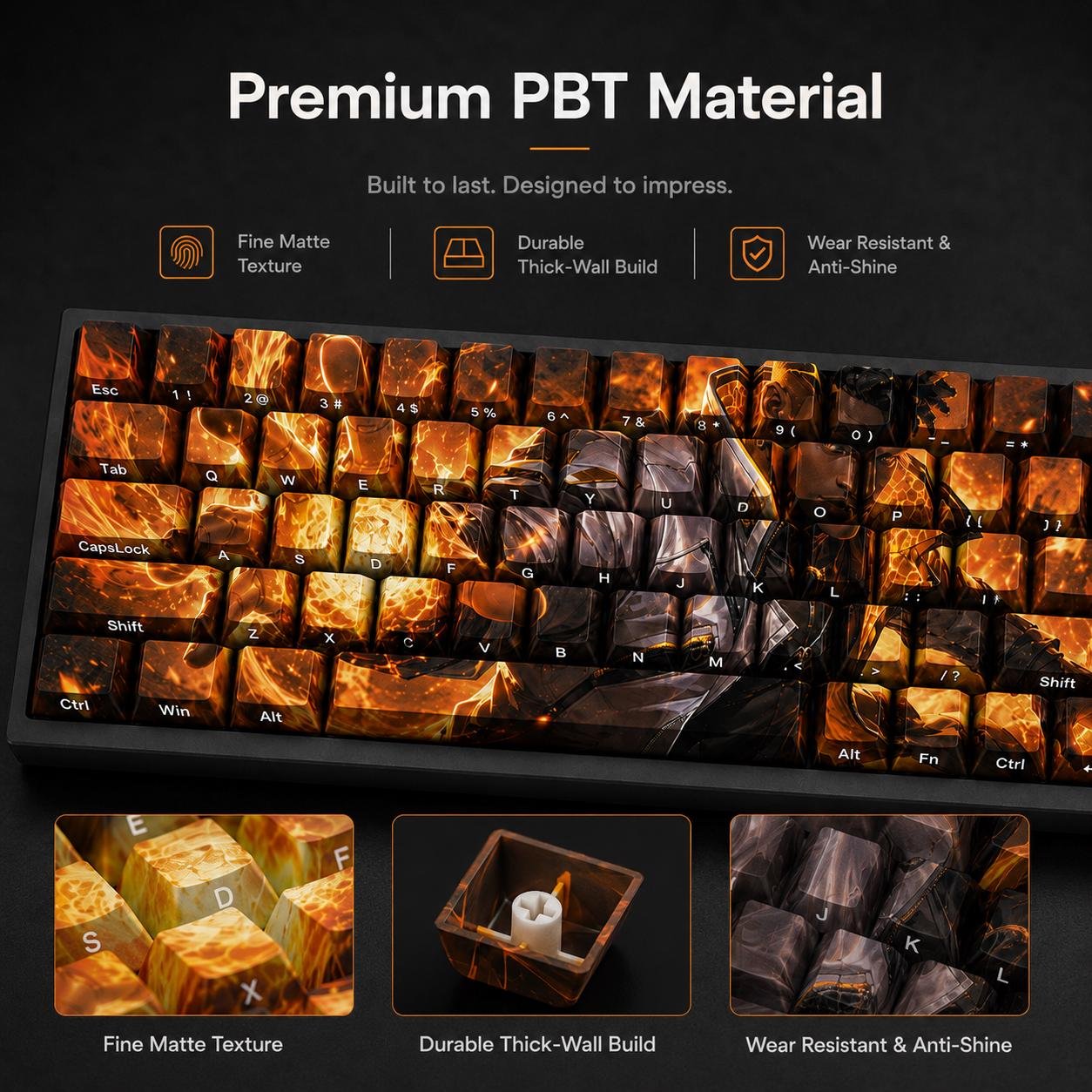 Valorant Phoenix-Inspired 68-key design, product view 10
