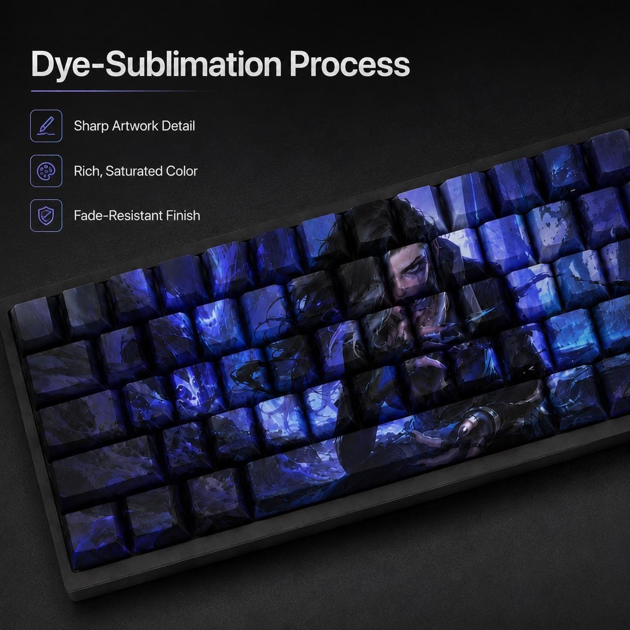 VALORANT Fade Inspired 68-key design, product view 6