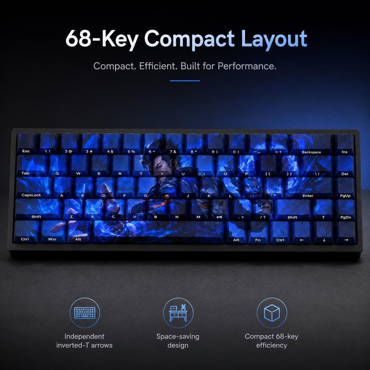 VALORANT Yoru-Inspired 68-key design, product view 9