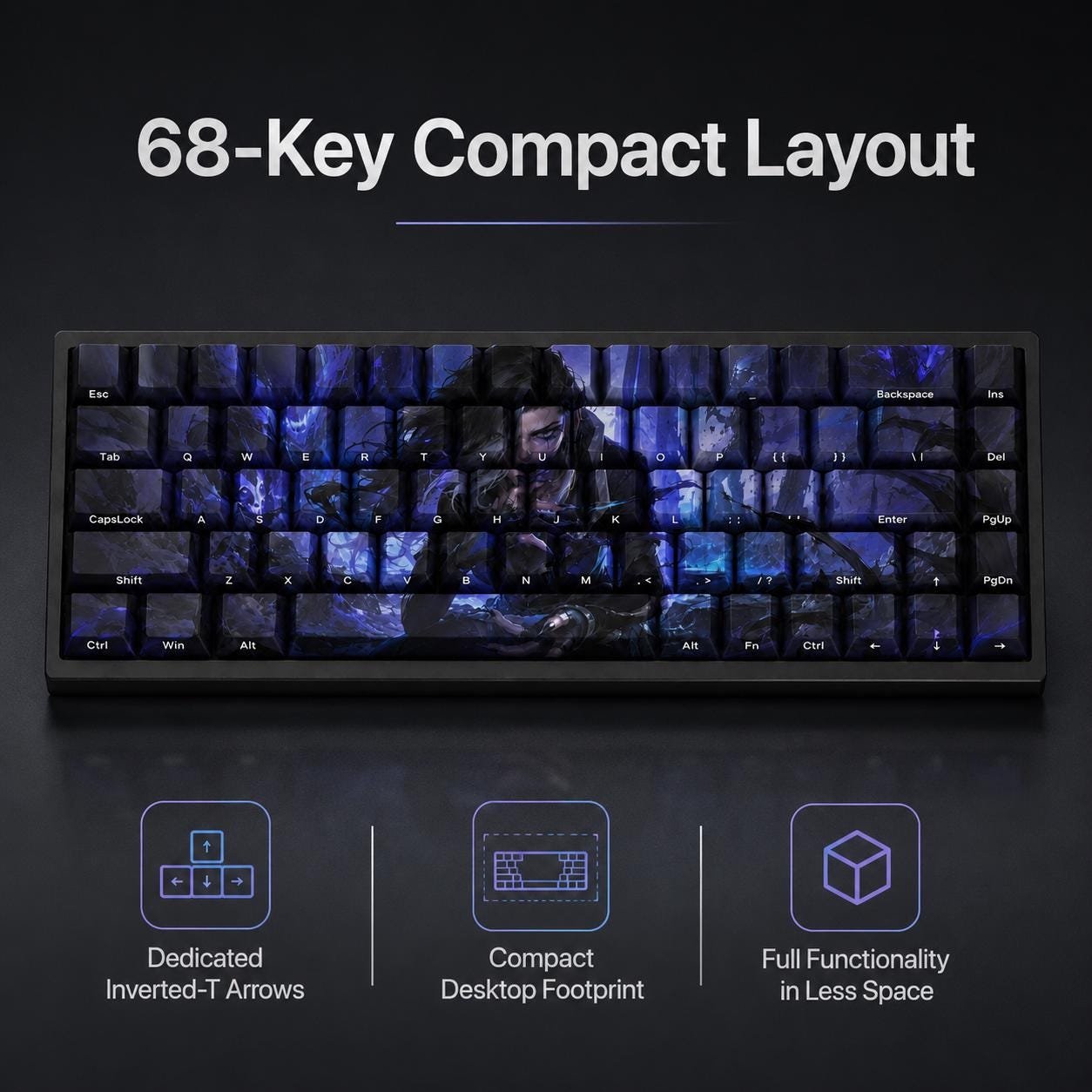 VALORANT Fade Inspired 68-key design, product view 9