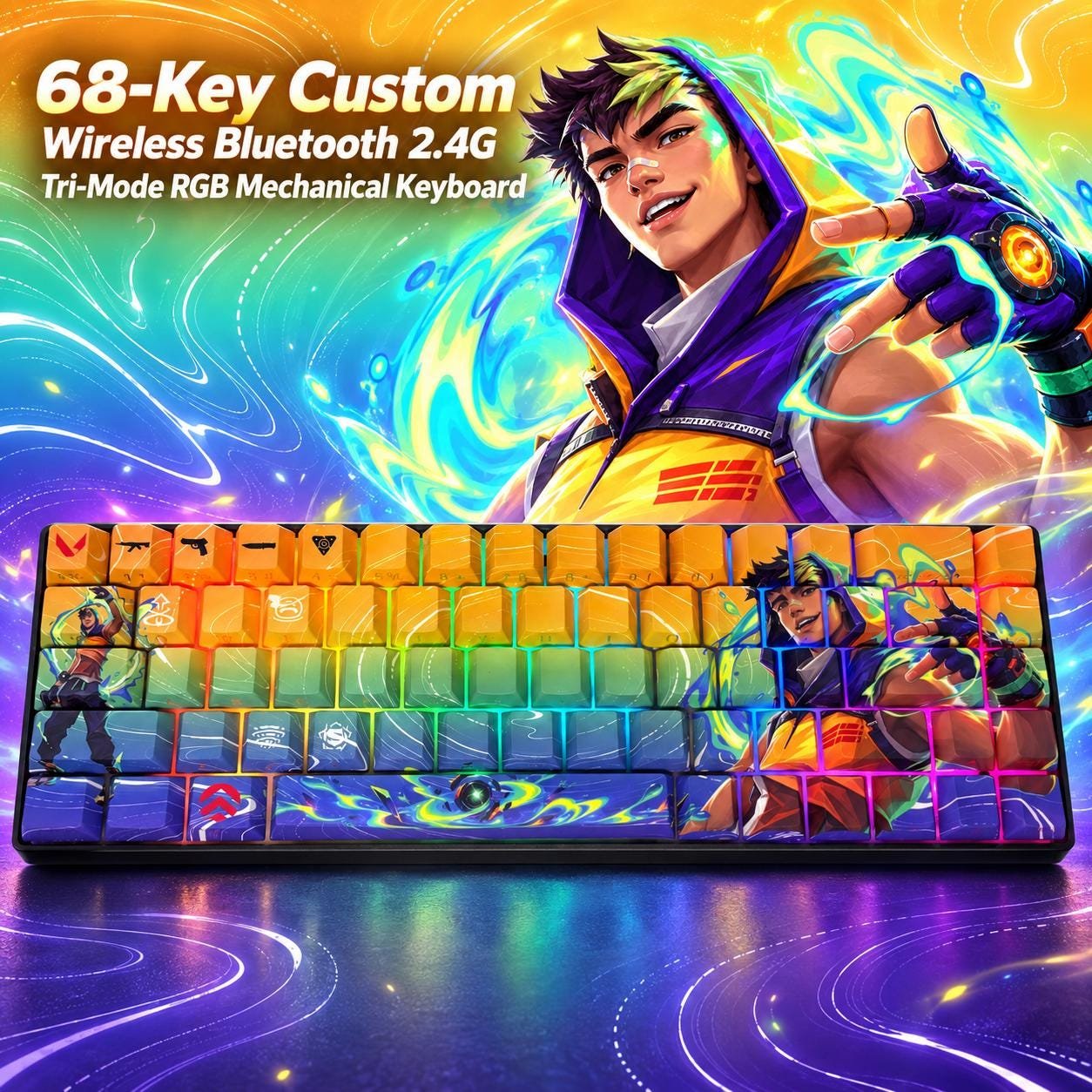 VALORANT Miks 68-key design, product view 1