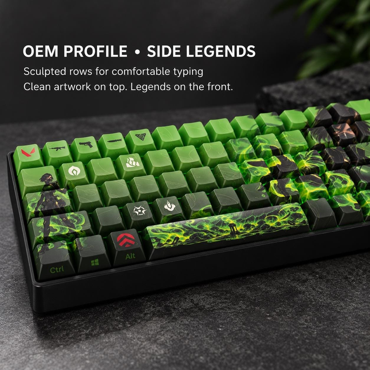Valorant Viper 68-key design, product view 4