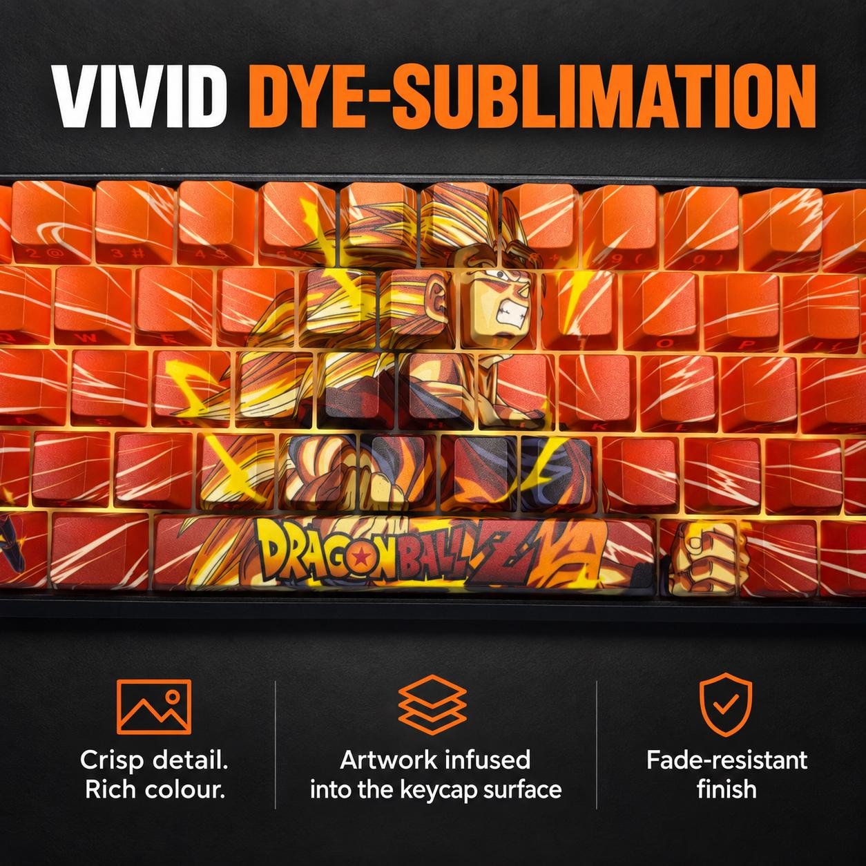 Goku Super-Saiyan Custom 68-key design, product view 6