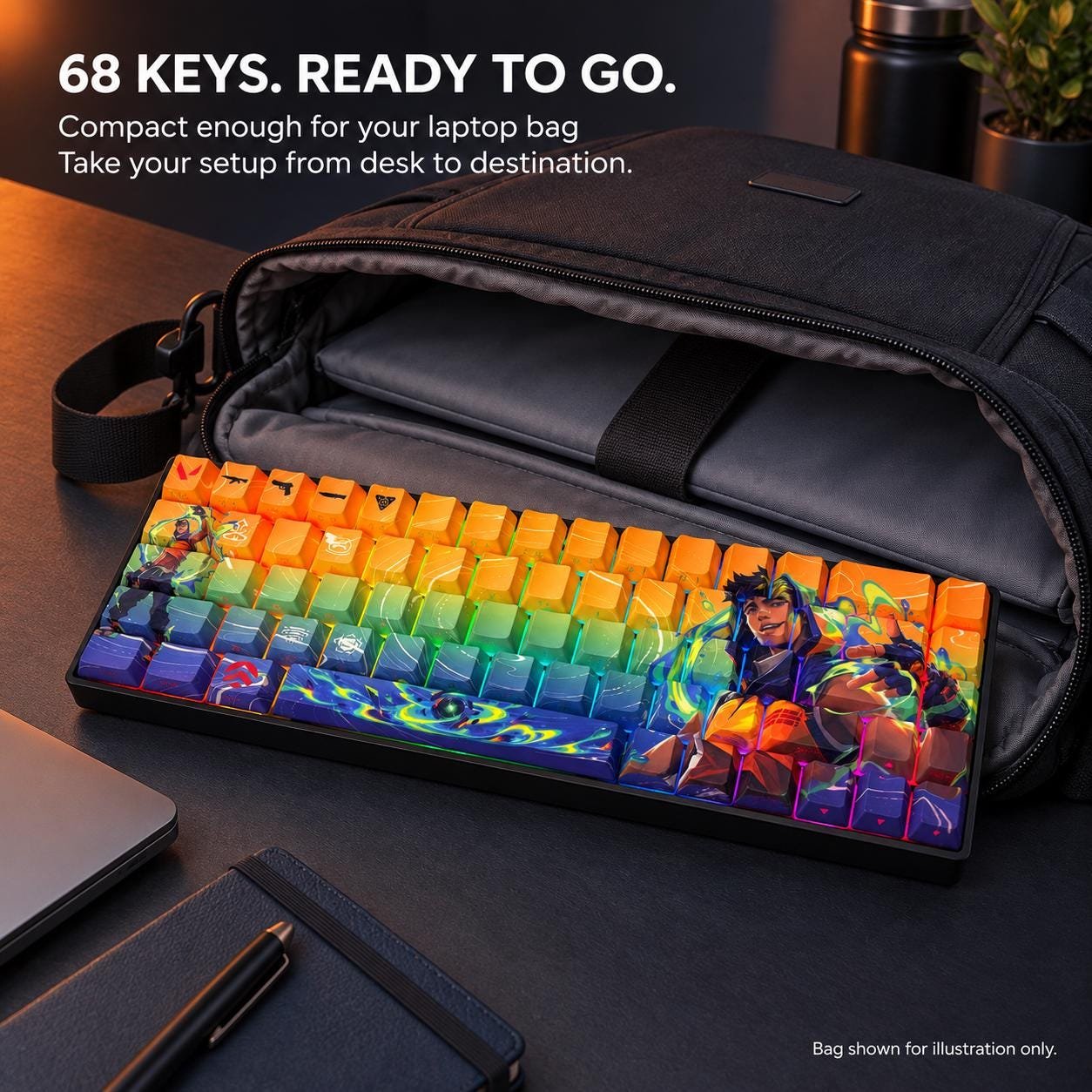 VALORANT Miks 68-key design, product view 3