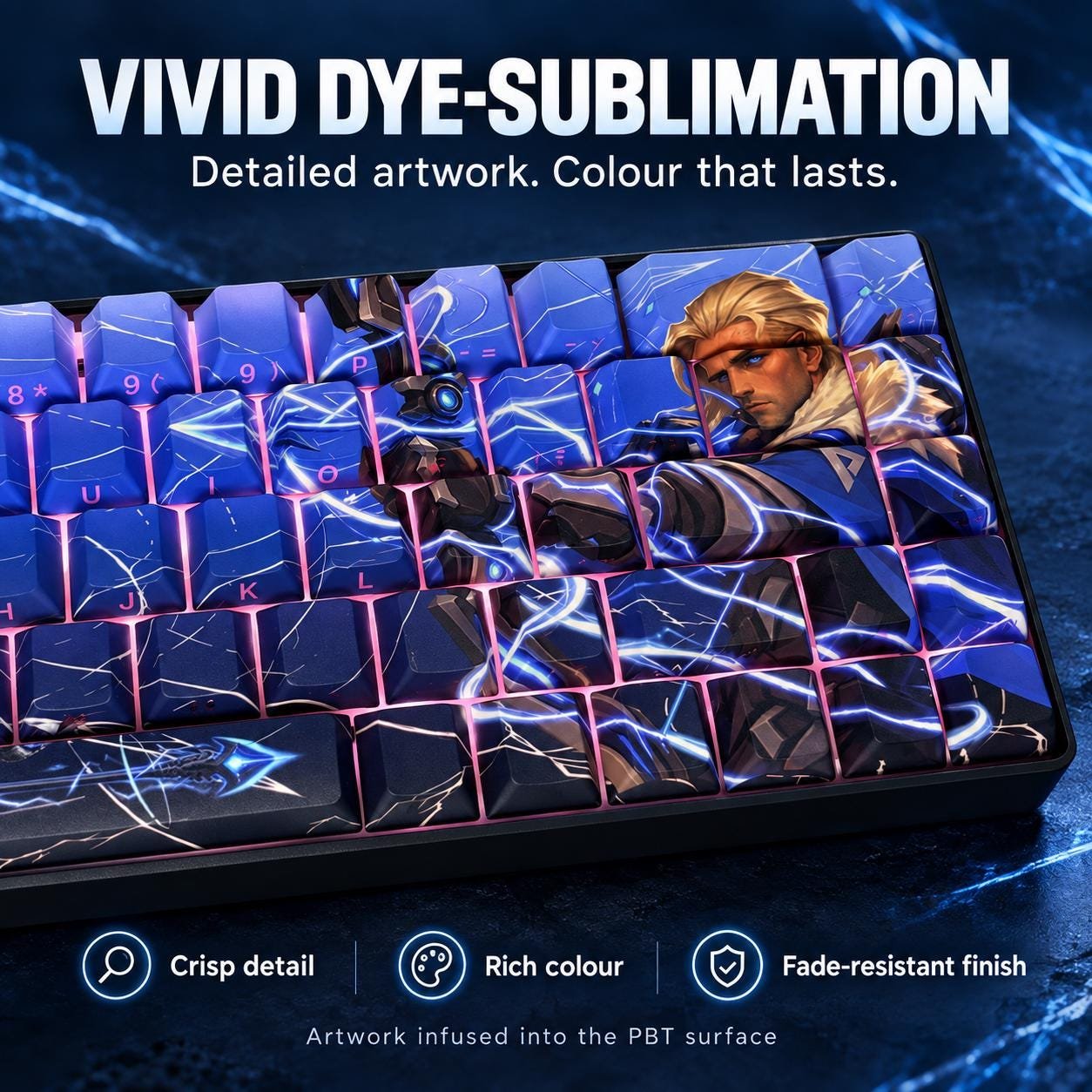 Valorant Sova Custom 68-key design, product view 4