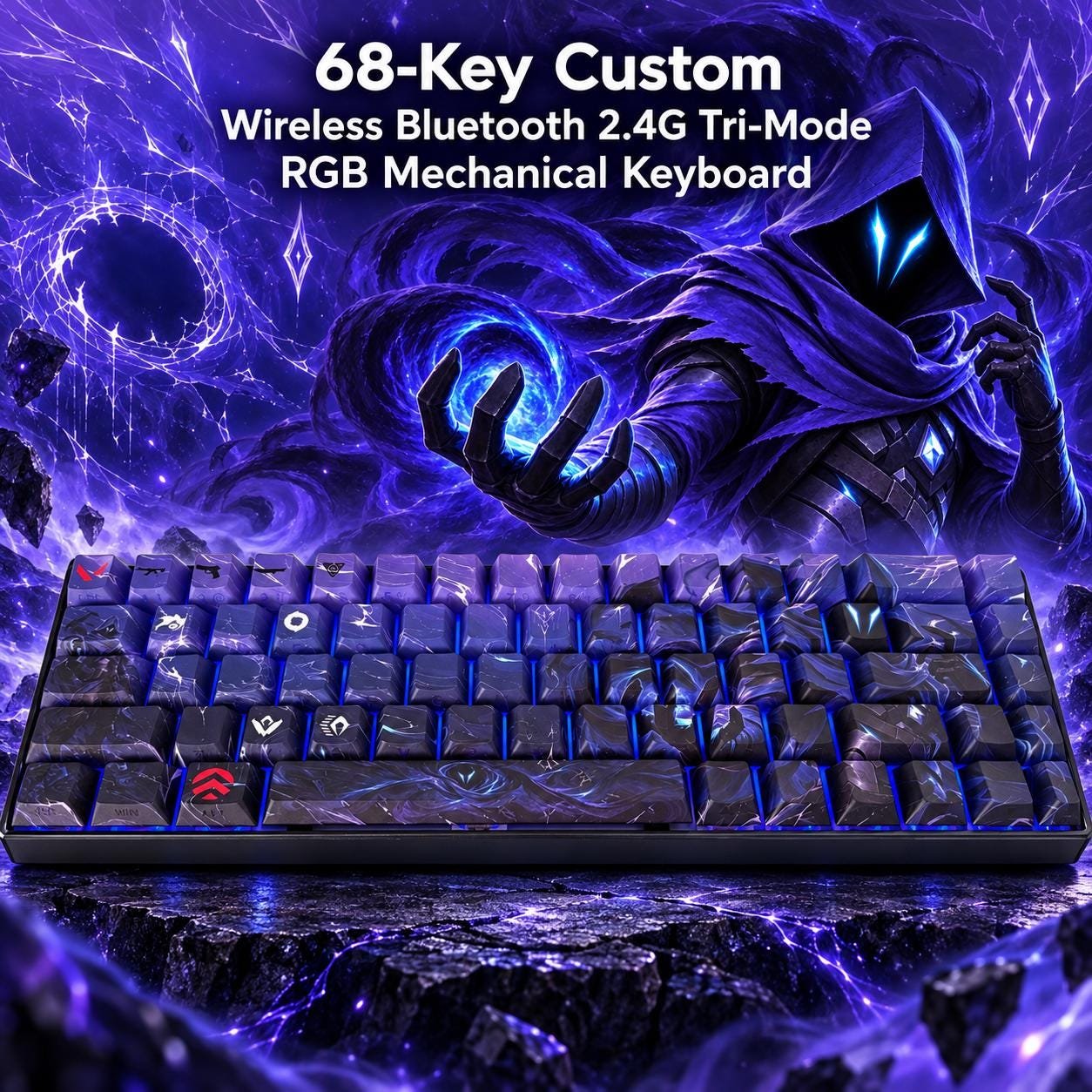 Valorant Omen Custom 68-key design, product view 1