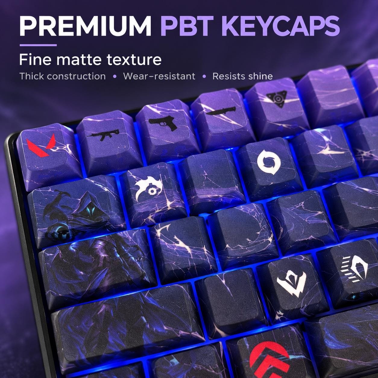 Valorant Omen Custom 68-key design, product view 4