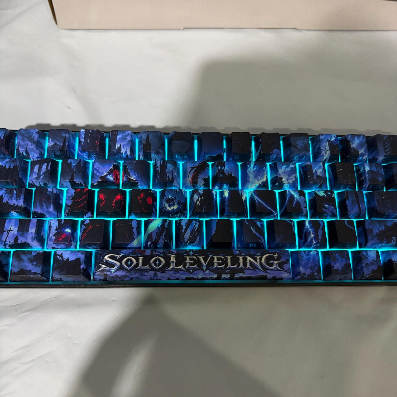 Jin-Woo blue and black 68-key keyboard design